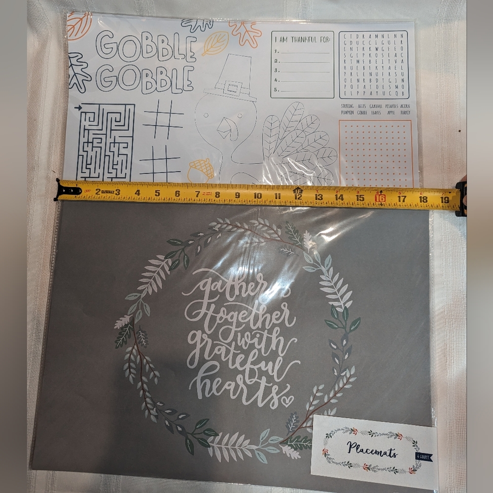 Thanksgiving Paper Placemats